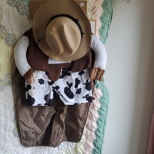 NWT Dog Cowboy Costume with Hat